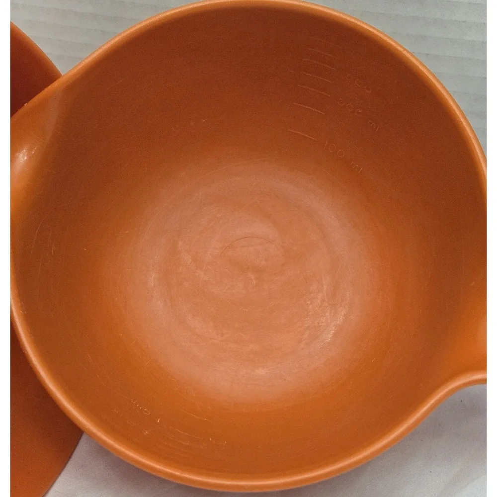 Vtg Rubbermaid Grip-N-Mix Nesting Bowls Lot 4 Autumn Gradient 70s 2663 2661 3504
